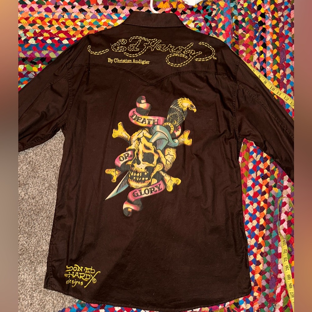 VTG Ed Hardy Western Long Sleeve